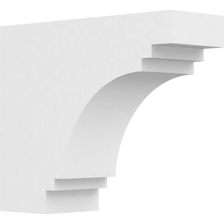 Ekena Millwork Standard Pescadero Architectural Grade PVC Rafter Tail, 4"W X 10"H X 12"L RFTP04X10X12PEC